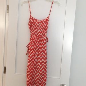 Milly red and white summer dress